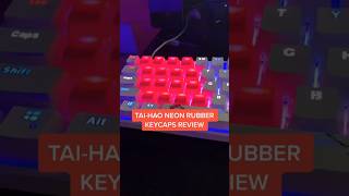 TaiHao Rubber Keycaps Review 🔥 keycaps keyboard gamingkeyboard mechanicalkeyboard shorts [upl. by Aimek]