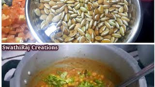 Anapa Ginjala Curry అనాపా గింజల కూర Recipe SwathiRajCreations [upl. by Reppep31]