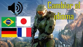 Como cambiar el idioma de Halo Infinite [upl. by Ahsotal]