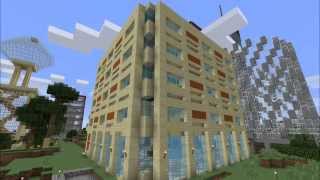 Minecraft Villager Hotel with Vacancy Indicator [upl. by Yeliak]