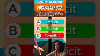 60 second vocabulary quiz  vocabulary quiz short [upl. by Broucek]