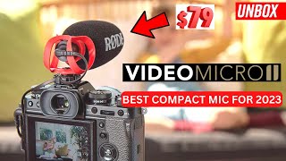 RODE VideoMicro II  Best Compact Microphone for 2023 [upl. by Acinomad]