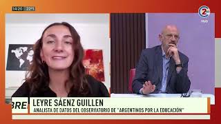 SOBREMESA 011124│Leyre Sáenz Guillén analistas de datos Argentinos x la Educación [upl. by Judenberg]