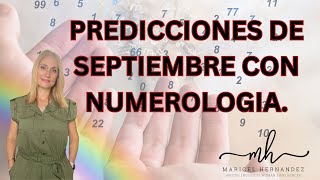 Predicciones de Septiembre con Numerología [upl. by Dreyer]