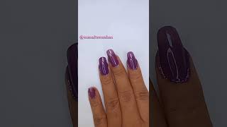 Misturinha de dois esmaltes risque unhasecores [upl. by Otirecul]