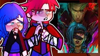 Past Arcane reacts to FUTURE 🎮🔫 Gacha 2 Arcane Season 2 [upl. by Leslie]