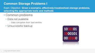 CompTIA Server 2014 Common Storage Problems I [upl. by Theodor]