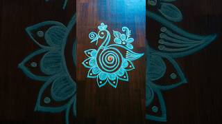 குட்டி மயில் கோலம் daily rangoli kolam designs trending viralvideo shorts shortsfeed ytshorts [upl. by Oicnecserc561]