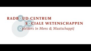 RadboudCSW  Promo Radboud Centrum Sociale Wetenschappen [upl. by Neersan]