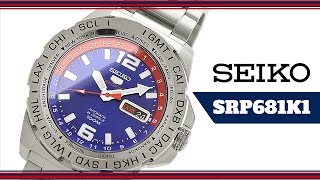 Seiko 5 Sports Automatic Watch SRP681K1 100m [upl. by Orsola220]