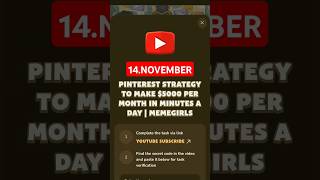 Pinterest Strategy to Make 5000 Per Month in Minutes a Day  memeficode [upl. by Sehcaep]