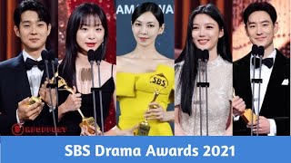 Winners List Of SBS Drama Awards 2021 🥰😍 [upl. by Nahgaem]