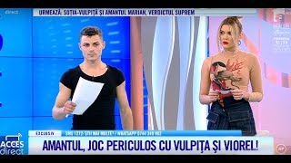 Amantul Marian joc periculos cu Vulpița și Viorel quotPe Veronica cred că o bate bărbatulquot [upl. by Tillio]