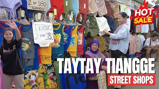 4K TAYTAY TIANGGE STREET SHOPS CHRISTMAS SHOPPING TOUR  Price Check and Tour [upl. by Weiner636]