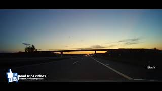 from Belgrade to Subotica  highway drive timelapse [upl. by Rebecka387]