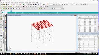 STAAD Pro Analysis of Frame building along with plate elements [upl. by Christiana]