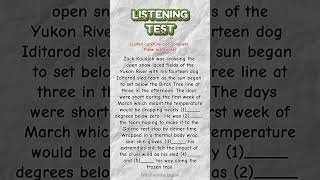 English Listening Test [upl. by Anyak]