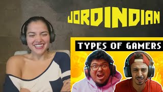 Types of Gamers  Jordindian  Reaction [upl. by Nyhagen]