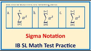 Sigma Notation Change Lower and Upper Bound Master Strategies IB HL Maths [upl. by Sehcaep]