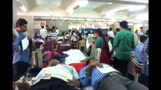 Mega Blood Donation Camp organized by Shree Aniruddha Upasana Foundation  2 [upl. by Haisa]