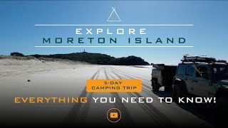 Explore MORETON ISLAND with a Camper Trailer 5Day Camping Itinerary  4x4 OffGrid Beach Camping [upl. by Chari]