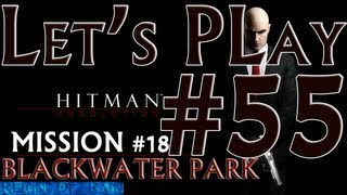 Hitman Absolution Walkthrough w Commentary  Mission 18  Blackwater Park  P55  Hard Mode [upl. by Leimad]