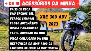 todos os acessorios da minha xre 300 adv 2023 [upl. by Llenoil]