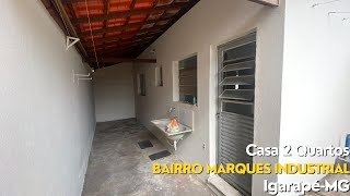 Casa Geminada 2 Quartos no Bairro Marques Industrial  São Joaquim de Bicas [upl. by Aiksas]