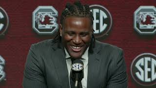 SEC Media Days South Carolinas Tonka Hemingway [upl. by Shela]