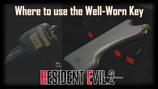 Resident Evil 2 Where to use the Well Worn Key [upl. by Olav]