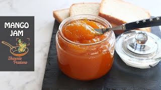 Mango Jam Recipe  3 Ingredient Homemade Mango Jam [upl. by Dusza]