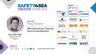 2024 SAFETY4SEA Singapore Forum Capt Chatur Wahyu Director Singapore Academy SMAs horizons [upl. by Clyte]