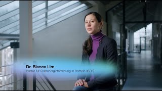 Solartechnik made in Germany Forschen für das Comeback  Dr Bianca Lim im Portrait [upl. by Niwle]