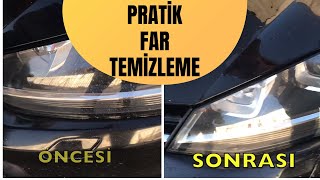 PRATİK FAR TEMİZLEME  DİŞ MACUNU VS WD40 [upl. by Rosemarie]