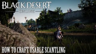 Black Desert Online How to Get Usable Scantling [upl. by Leksehc]