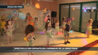 Spectacle à la maternelle du Parc en lhonneur de la directrice [upl. by Drannek]