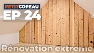 Ferme en chêne OSB parement Les combles sont presque terminée  Ep 24  Rénovation extrême [upl. by Edmonds]