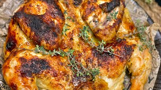 Poulet grillé au four avec une simple marinade دجاج مشوي فالفرن [upl. by Leo597]