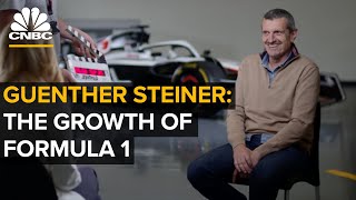 Haas’ Guenther Steiner on the rapid growth of Formula 1 racing in America [upl. by Llenahs]