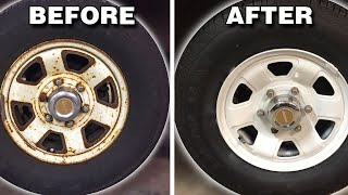 Restoring The Wheels  Mazda B2000 [upl. by Nylrebmik]