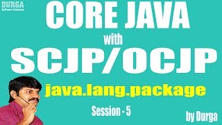 Core Java With OCJPSCJP javalangpackage Part5  Strings class [upl. by Deadman]