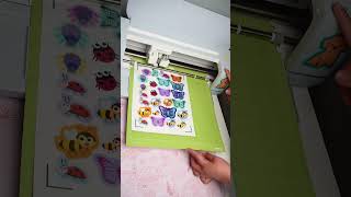 How to make stickers with cricut maker 3 [upl. by Eilra215]