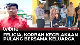 Kondisi Terkini 2 Kru tvOne Selamat dari Kecelakaan di Tol Pemalang  Kabar Siang tvOne [upl. by Maleki]