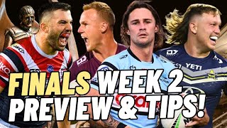 NRL SEMIFINAL Tips amp Predictions [upl. by Nirad85]