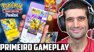 Pokémon TCG Pocket PRIMEIRO GAMEPLAY [upl. by Adilem]