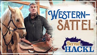 Westernsattel  Welcher Sattel passt meinem Pferd  Bernd Hackl erklärt 🐴 [upl. by Ahsiki]