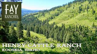 Idaho Ranch For Sale  Henry Cattle Ranch  Kooskia Idaho [upl. by Eioj]