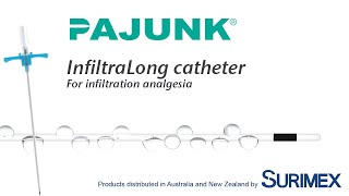 Surimex Pajunk InfiltraLong Catheter postoperative wound treatment for long amp deep incisions [upl. by Alley]