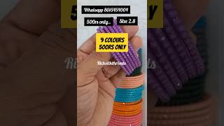 Clearance salewater drop bangles 500rs only bangles moreviews glassbangles raindrop trending [upl. by Adkins817]