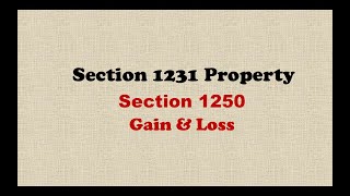 CFP® Exam Prep §1250 Property [upl. by Jadd672]